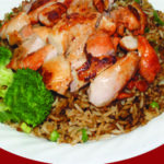 Grilled Chicken on Fried Rice